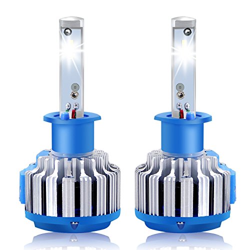 Diesel Auto Zone H1 Led Headlight Bulbs CREE Chips Conversion Kit-70W 6400LM 6000K Cool White Lights-1 Yr Warranty