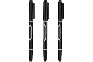 XJKLBYQ Pen de plantilla de tatuaje, marcador de piel de 5.39 pulgadas de 5.39 pulgadas, herramienta de tatuaje, tatuaje de doble punta de piel con bolígrafo profesional no tóxico para tatuaje para tatuajes