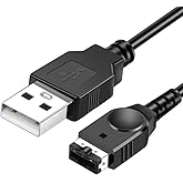 AXFEE GBA SP Charger USB Cable Compatible with Nintendo DS Original Console(NDS)/ Gameboy Advance SP (GBA SP), Black USB Powe