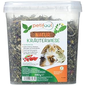 dobar petifool Complemento de Forro Adolescente Hierbas Pradera, Natural y Saludable Conejos Forro, 1er Pack (1 x 380 g)