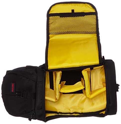 PhotoSEL BG411 - Mochila Resistente Fotogr  fica para C  mara Accesorios DSLR con Funda Impermeable Desmontable  Color Negro