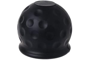 ODIPPO Behavetw Housse de protection universelle en caoutchouc pour boule de remorquage de voiture (noir)