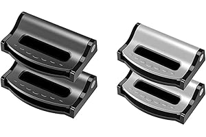 RY-EARL Sicherheitsgurtbefestigung 4 Stück, Auto-Sicherheitsgurtstraffer, einstellbarer Sicherheitsgurtstopper, Sicherheit Auto Erwachsene Kind