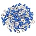 Produktbild MagiDeal Kabelschuhe Stoßverbinder 100pcs Blau Isolierte Leitungen Ring Stecker Elektrische Crimp Kabelklemmen