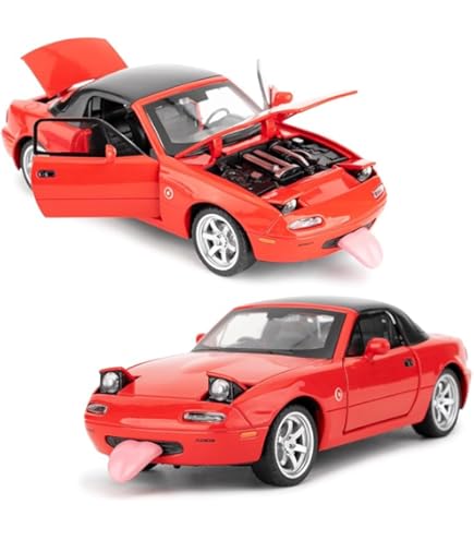 SR TOYS 1:32 Scale Mazda MX-5 Alloy Convertible Sport Car Diecast