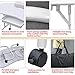 Popamazing Manicure Table Nail Technician Workstation Art Desk with Drawer + Carry Bag + Wrist Rest