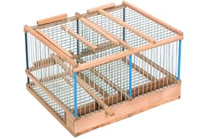 Motisi Zootecnici Gabbia Cinciarella con 2 Scomparti