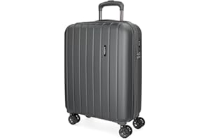 MOVOM Wood, Maleta de Cabina, Equipaje, Interior con Dos Compartimentos, Fabricada en ABS Material Resistente y Ligero, 4 Ruedas giratoriasCierre de combinación Lateral, De Joumma Bags