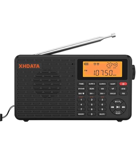 QodoSen DX-286 Portable Radio with TEF6686 Automotive Chip, LW/AM