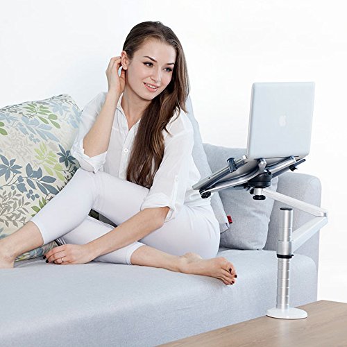 OPUS 2 344322 Arm für 25,4-38,1 cm (10-15 Zoll) Laptop/22,86-25,4 cm (9-10 Zoll) Tablet matt aluminium/ weiß - 4
