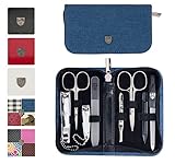 solingen set nozeva cena STAHLINSTRUMENTE NAGELETUI: Erstklassige geprüfte Drei Schwerter-Markenqualität seit 1927, glanzvernickelt und poliert - Made in Solingen (außer Nagelknipser) | Unsere präzise geschmiedeten Scheren und Zangen Made in Germany sind echt verschraubt und genügen höchsten Ansprüchen. Umfangreiche Qualitäts - Kontrollen garantieren eine lange Haltbarkeit des Nagelsets.