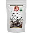 SRV SPICES (iron pounded) Nashik Kala Masala Smokey Flavour, Spicy Masala, 20 Hand Picked Ingredients| Iron Pounded| Re-Usable Pouch Packaging (100G)