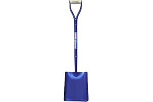 Faithfull FAIASS2MYD All Steel Contractors Square Mouth Shovel (No2) MYD Handle