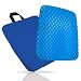 Produktbild Gel Sitzkissen Pad für Rollstuhl, Auto, Büro Stuhl, Honeycomb Stuhl Kissen Pad mit waschbarem Bezug blau