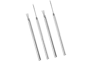 VOANZO Modellierwerkzeuge, Töpferwerkzeuge, Profi-Nadel-Detail-Werkzeuge, Punktierwerkzeuge, Federstruktur, 4 Stück