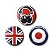 Produktbild Musik - Sound Addict: Kopfhörer - Union Jack - Mod Button 3er Set - Anstecker - Lizenziertes Originaldesign - LOGOSHIRT