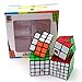 Produktbild easygame Speed Cube Puzzle Pack | 2x2 3x3 4x4 5x5 Sticker Cube Set Black| 4 Pieces Magic Cubes Collection | Puzzle Toys Brain Teaser Gifts