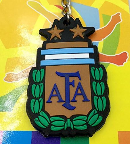 BaBaSM World Cup Football Team Logo Keychain Argentina Team Team Logo Ornaments Keychain