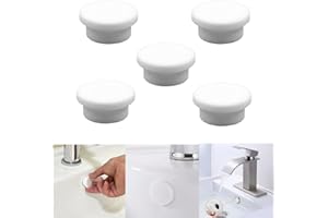 KWJNH Lot de 2/5/10 anneaux de trop-plein en silicone pour lavabo de salle de bain - Accessoires