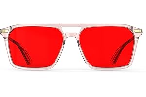 Goiteia Okulary blokujące niebieskie światło, klips do komputera i gier dla lepszego snu w nocy, przeciw zmęczeniu oczu, odpowiednie do ekranów, gier, telewizorów, telefonów komórkowych