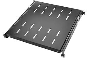 CABLEMATIC RackMatic - Bandeja telescópica ajustable para armario rack 19" de 1U y fondo 450mm