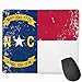 Produktbild North Carolina Flag Personalized Design Mauspad Gaming Mauspad with Stitched Edges Mousepads, Non-Slip Rubber Base, 300 x 250 x 3 mm Thick - Best Gift Idea