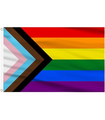 Anley Genderfluid Flagge 3x5 Fuß - Pride Flagge Wasserfest & UV-beständig