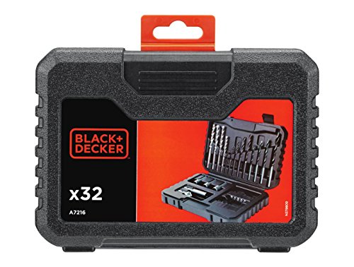 Black + Decker Bit- und Bohrer-Set im Koffer, 32 teilig, 1 Stück, A7216 - 2