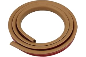 ZZLQIAN Goulotte Passe Cable Sol | Protege Canal De CâBle Flexible | Autocollante | Gestion Et Masquage De CâBles Simples | pour Bureau Maison EntrepôT (Marron Clair, 150 × 2cm)