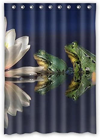 Custom Frog Window Curtain Window Curtain Light Proof Polyester Brand For Bedroom Or Living Room 132 Zentimeters Pack Zentimeters (1-Pack), polyurethane, a, 52(inches)x72(inches)