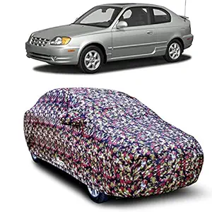 DREAM STORE - Water Resistant - dust Proof - car Body Cover for Hyundai Accent car Cover - Water Resistant UV Proof - car Body Cover (Military Look with Mirror Pockets)
