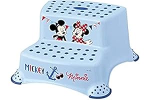 PLASTOREX OKT Disney Mickey Sgabello Bimbo, 2 Gradini, Azzurro