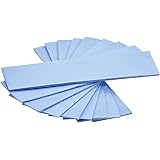 ADWITS Lot de 9 épaisseurs Assorties 0,5 1,0 1,5 mm Pads en Silicone thermoconducteurs avec conductivité Thermique de 6,0 W/M