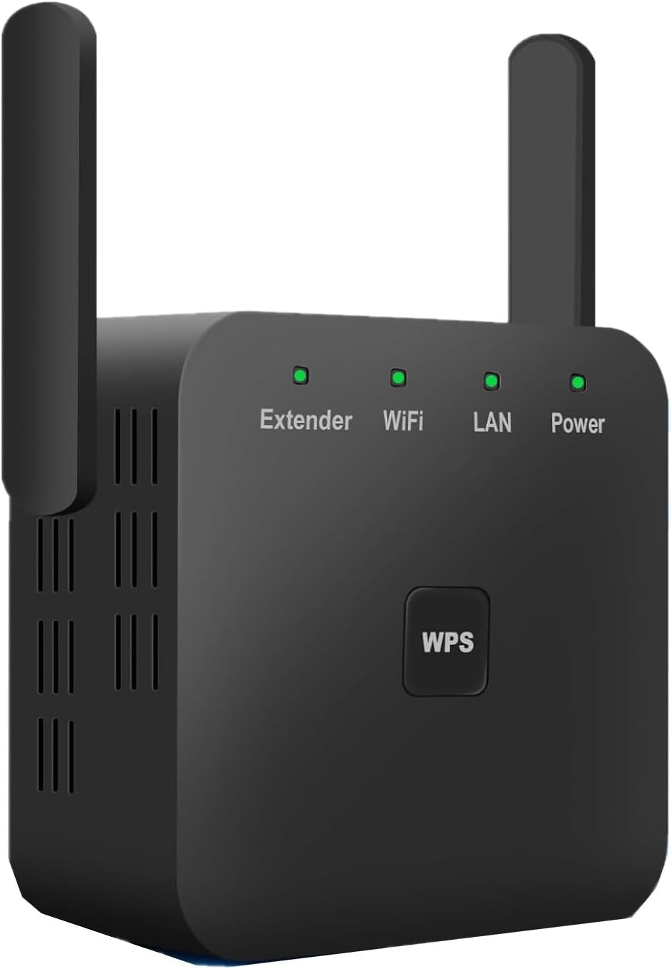 2026 WiFi Extender, WiFi Booster, WiFi Repeater, Covers Up to 9800 Sq.ft and 50 Devices, Internet Booster - with Ethernet Port, Quick Setup, Home Wireless Signal Booster（Black）