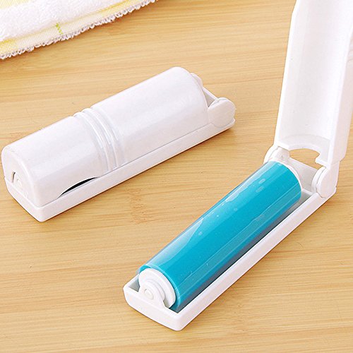 UEETEK-Middle-Lint-Roller-with-Foldable-Small-Pet-Dogs-Hair-Fluff-Remover-Sticky-Picker-Cleaner-Set-for-Clothes-Furniture-Car-Carpet-Blue