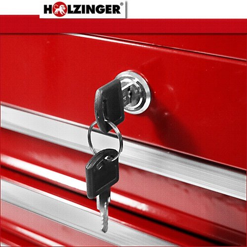 Holzinger Werkzeugkoffer HWZK500-3 – kugelgelagert (3 Schubladen + 1 Fach) - 5