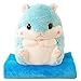 Produktbild Alpacasso 3 IN 1 Cute Blau Plüsch Hamster Dekokissen und Folding Klimaanlage Car Blanket Kissen Set