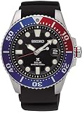 SEIKO Herren-Armbanduhr 43MM Armband KAUTSCHUK SCHWARZ SOLARBETRIEBEN SNE439P1