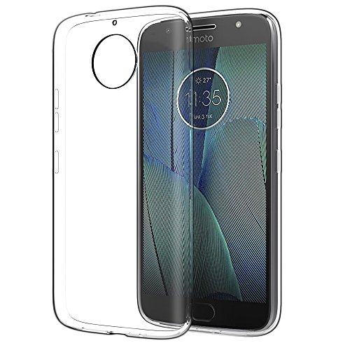 Simpeak Funda Moto G5S Plus  Fundas Transparente Motorola Moto G5S Plus Carcasa Moto G5S Plus Funda  5 5 Pulgadas  Silicona TPU Case  Cover Moto G5S Plus