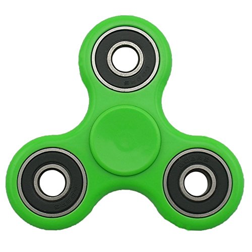 Golbsky Fidget Spinner Toy Stress Reducer Helps Focusing Perfect For ADD ADHD Anxiety and Boredom Cube Ceramic Bearing Toys For Adult Children (green)