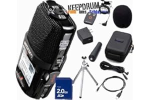 KEEPDRUM Zoom H2N Enregistreur numérique pour téléphone portable avec pack d'accessoires APH-2n