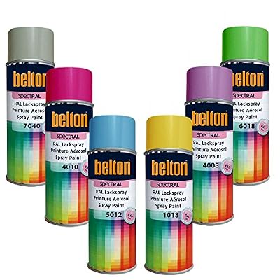 Auto K RAL 9003 BLANC SIGNAL Mat (BELTON) (Bombe peinture 400 ml) - bombe aerosol reparation peinture carrosserie voiture teintes standrard et RAL (reference couleur constructeur 150 ou 400 ml)