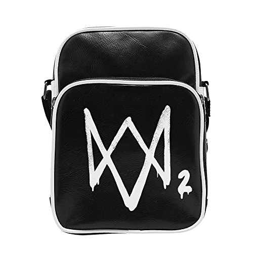 Preisvergleich Produktbild Watch Dogs 2 Tasche mit Logo Umhängetasche schwarz