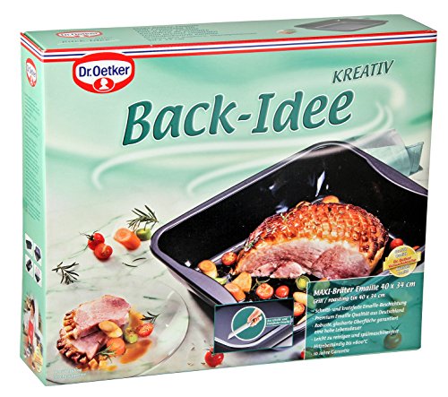 Dr. Oetker 1300 Maxi-Bräter Emaille 40x34x8cm BackIdee Kreativ - 3