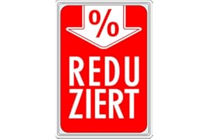 AGENTUR WERNER KUHLINS A4 Rahmenschilder - Plakate für Sale und Werbeaktionen aus Karton, 10 Stück, verschiedene Designs (Reduziert Nr. 2)