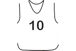 PROSTYLE SPORTS NUMBERED FOOTBALL MESH TRAINING SPORTS BIBS Pack of 7 (1-7 OR number of your choice)-Back only