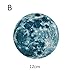Produktbild YEARNLY 20cm 3D großer Mond fluoreszierender Wandaufkleber entfernbarer im Dunkeln leuchten Aufkleber