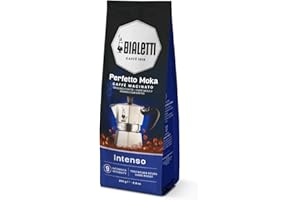 Bialetti Perfetto Moka Café Moulu Intenso (Fort) Torréfaction Foncée 250 g