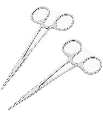 Pince Hémostat Inox 5.5'' - Bloquante, Mors Crantés - Pour Pêche, Loisirs, Artisanat - Neuf
