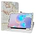 Produktbild LiuShan Galaxy Tab S6 Rotating hülle, 360°rotierenden Drehbares Standfunktion hülle mit Schöne Muster für 10.5" Samsung Galaxy Tab S6 T860 T865 Tablet(Not Fit Galaxy TAB S5E),Map White